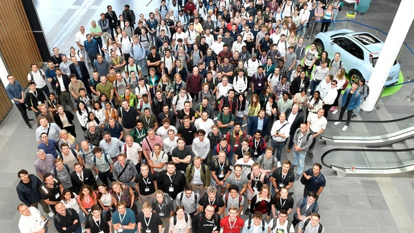 Group picture of the students